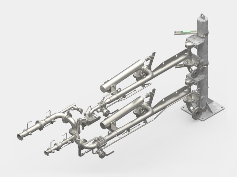 Ramię nalewcze do LNG